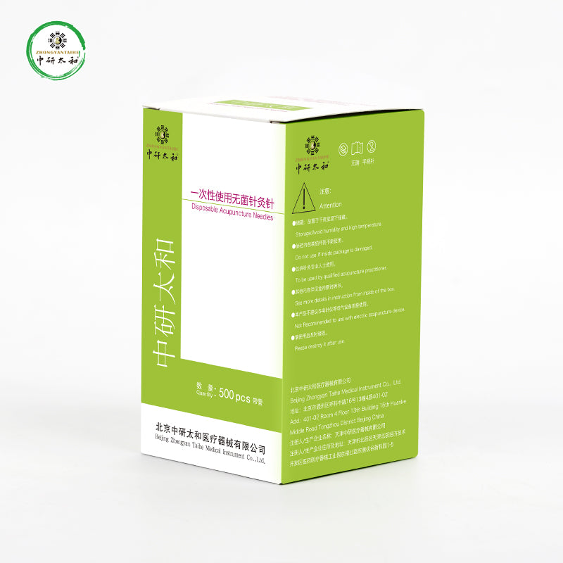 500 Pcs Acupuncture Needle with Tube 1 BOX Acupuncture Disposable Sterile Needle