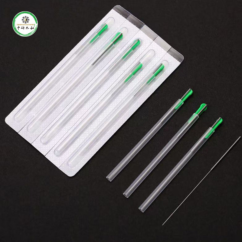 100 Pieces Acupuncture Needles Indivual Guide Tube