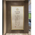 4 PCS Copper Human Acupoint Map