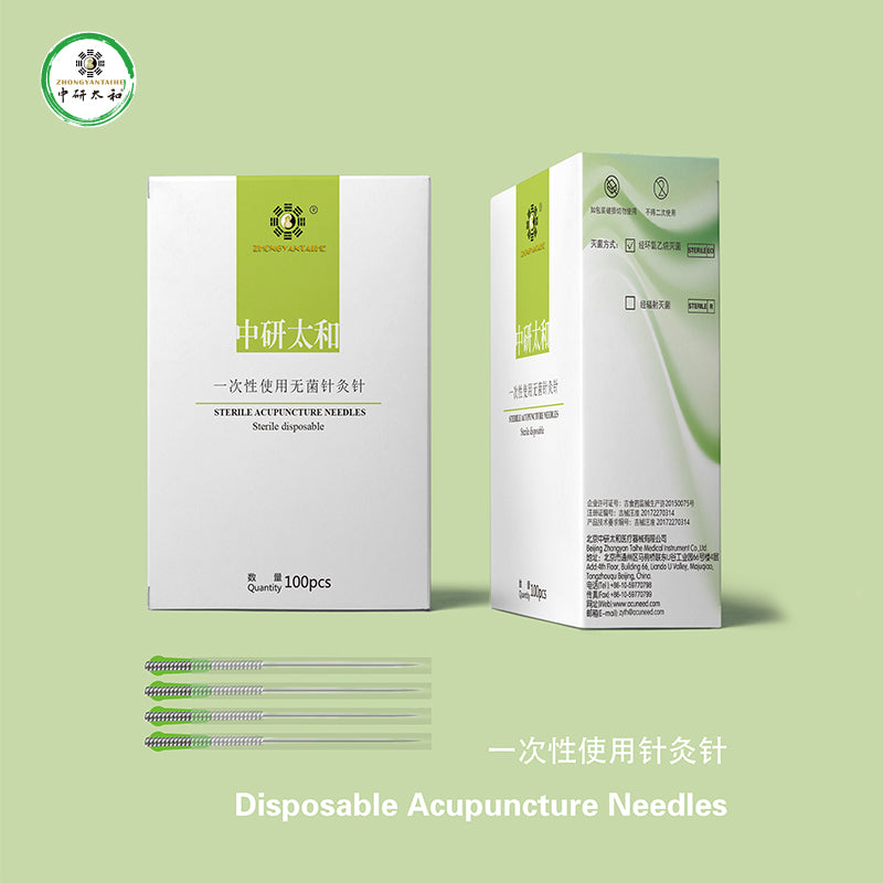 100 Pieces Acupuncture Needles Indivual Guide Tube