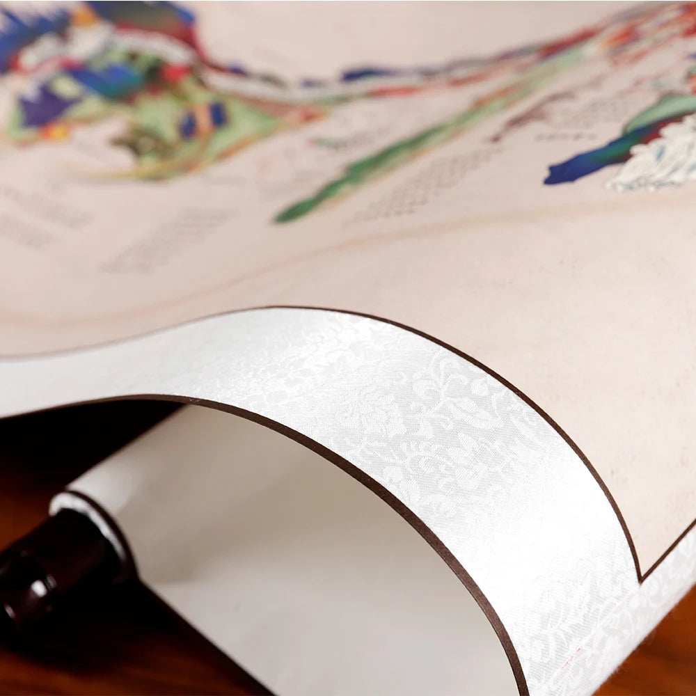 Color Internal Meridian Diagram Wall Chart