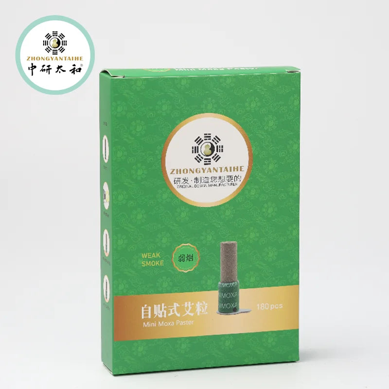 180 Pcs Mini Moxa Tube Self-Stick