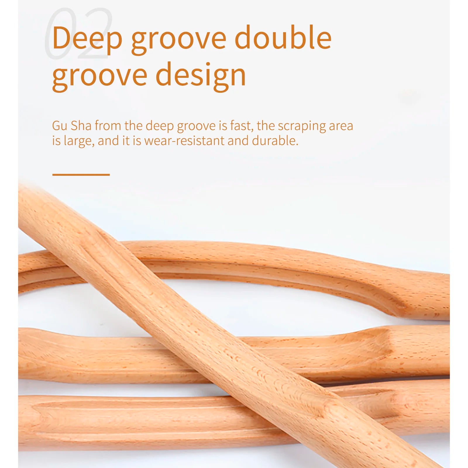 Beech GUA SHA STICK Set of 4