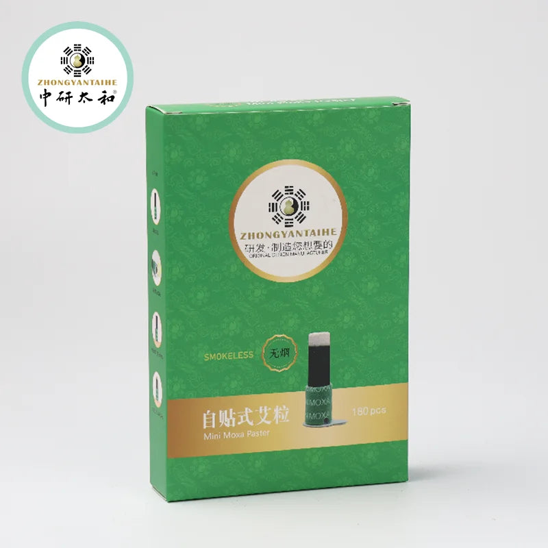 180 Pcs Mini Moxa Tube Self-Stick