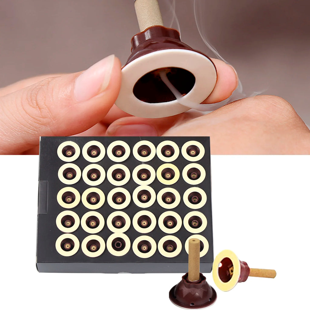 60pcs Moxa Sticks with Self-Adhesive