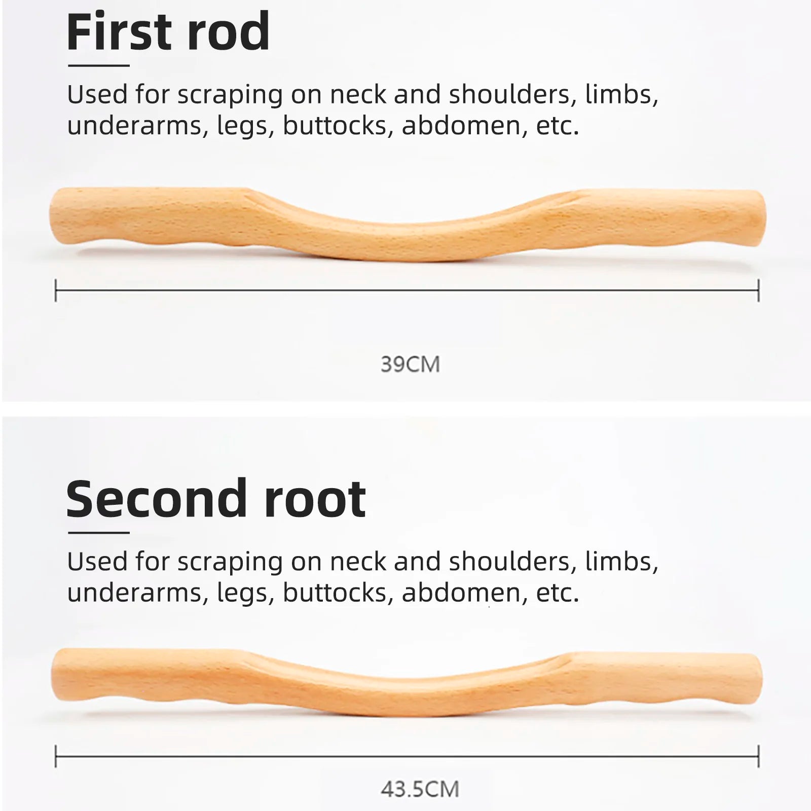 Beech GUA SHA STICK Set of 4