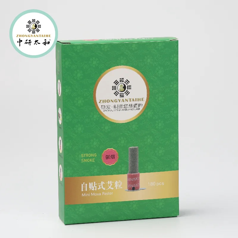 180 Pcs Mini Moxa Tube Self-Stick