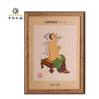 14 PCS Human Meridians 34.5 * 47Cm